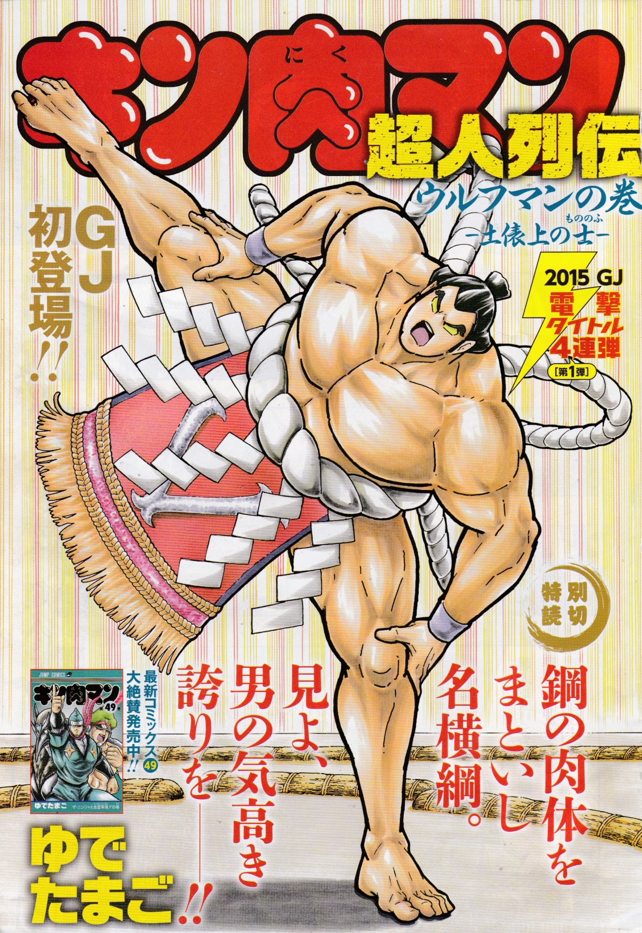 Wolfman: The Warrior in the Dohyo! manga cover
