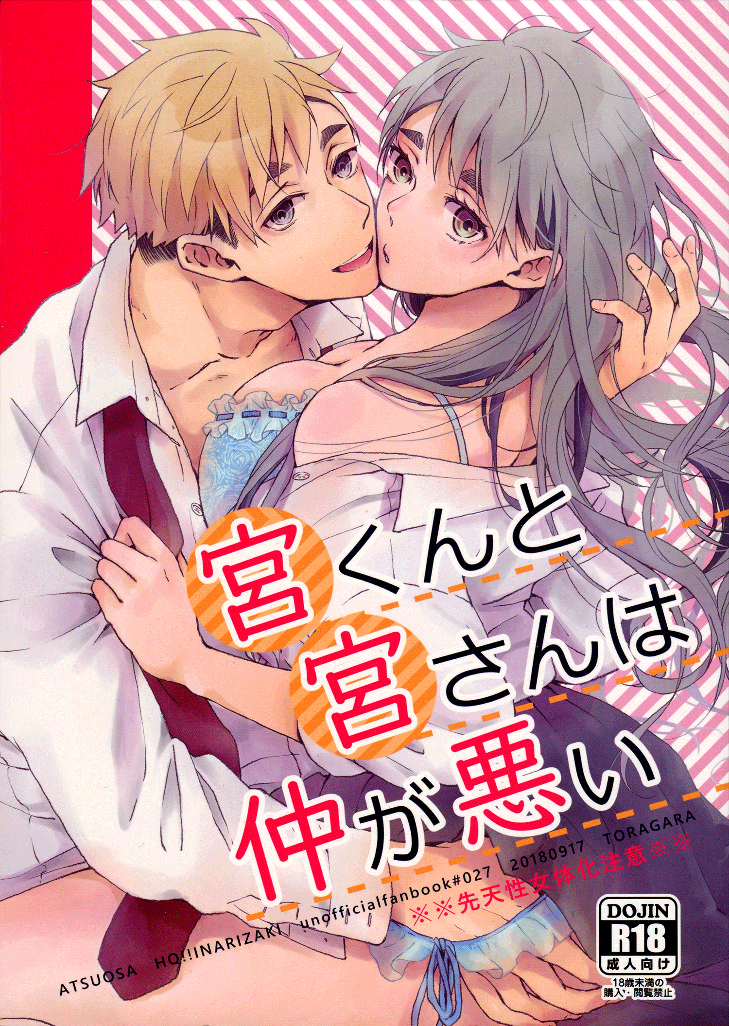 Haikyuu!! - Miya-kun to Miya-san Naka ga Warui (Doujinshi) manga cover