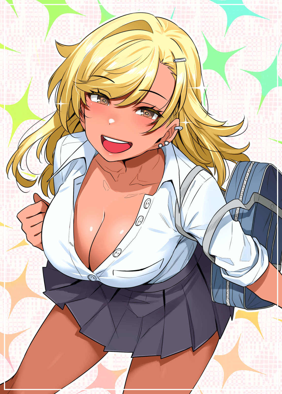 Otaku-kun no Koto ga Daisukina Kasshoku Gyaru no Hanashi manga cover