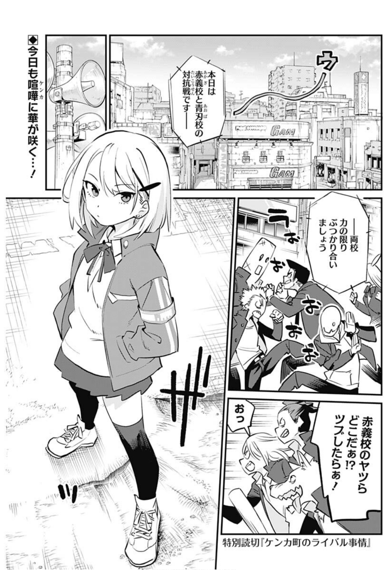 Kenka Machi no Rival Jijou manga cover