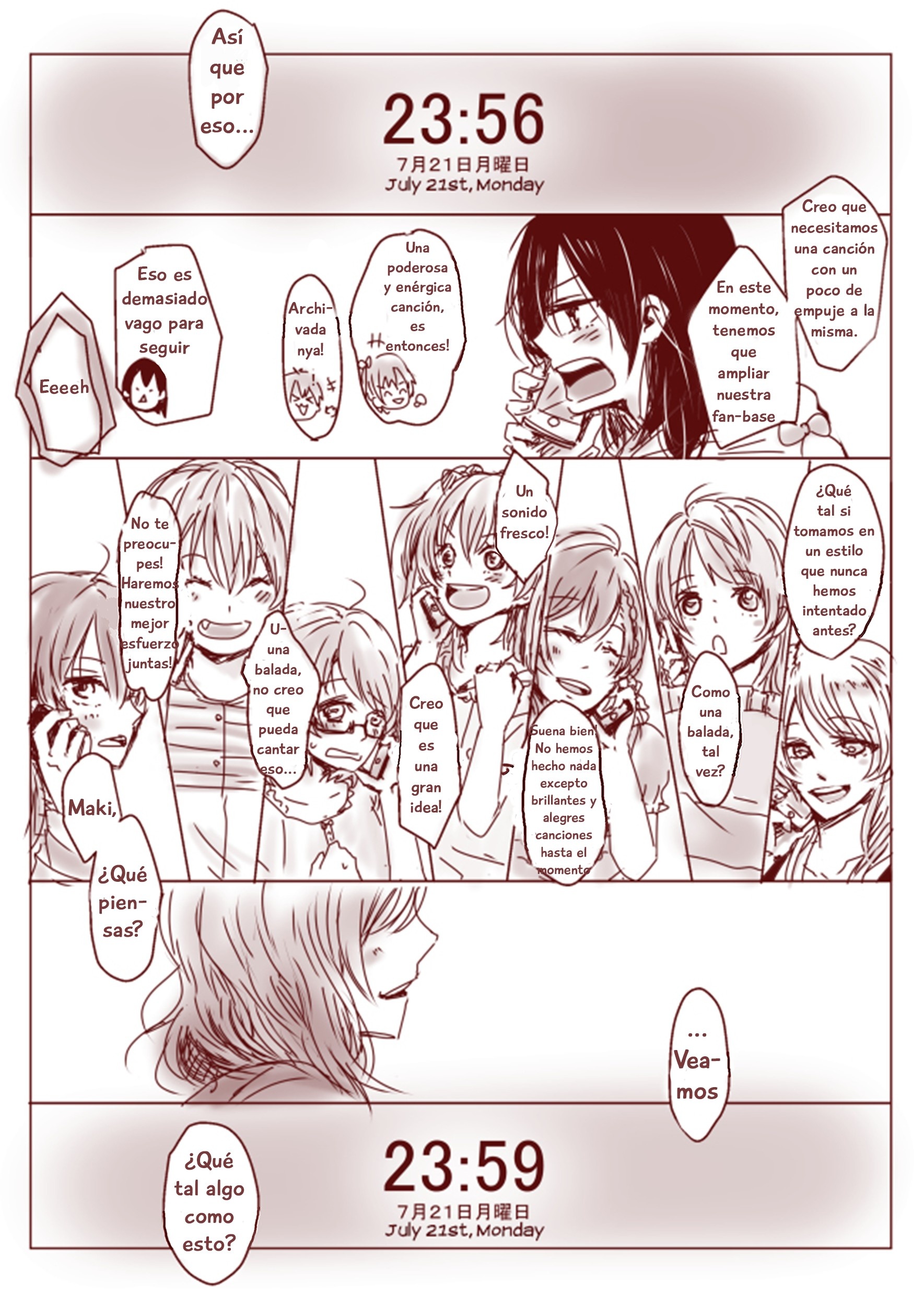 Love Live! - Minna de Iwau Yazawa Tan! (Doujinshi) manga cover