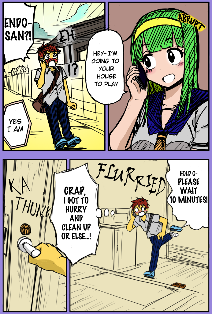 Endou Ryouko Doesnt Hold Back (Fan Colored) manga cover