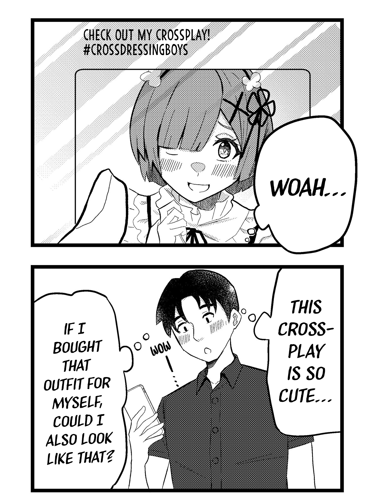 Crossplayer Struggles manga cover