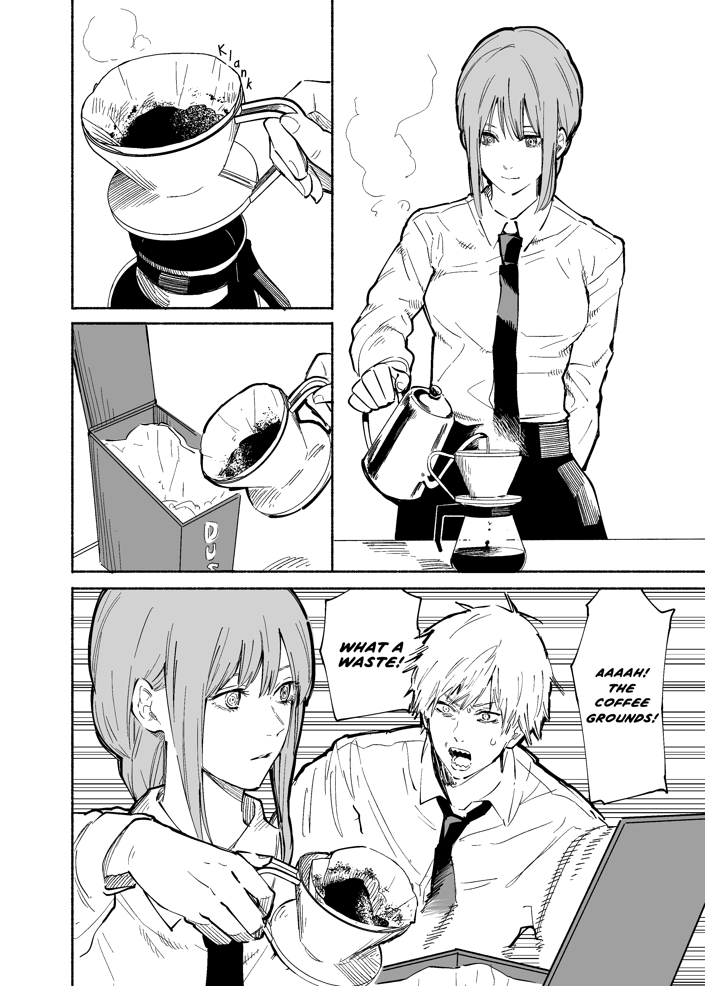 Chainsaw Man - Coffee with Makima-san (Doujinshi) manga cover