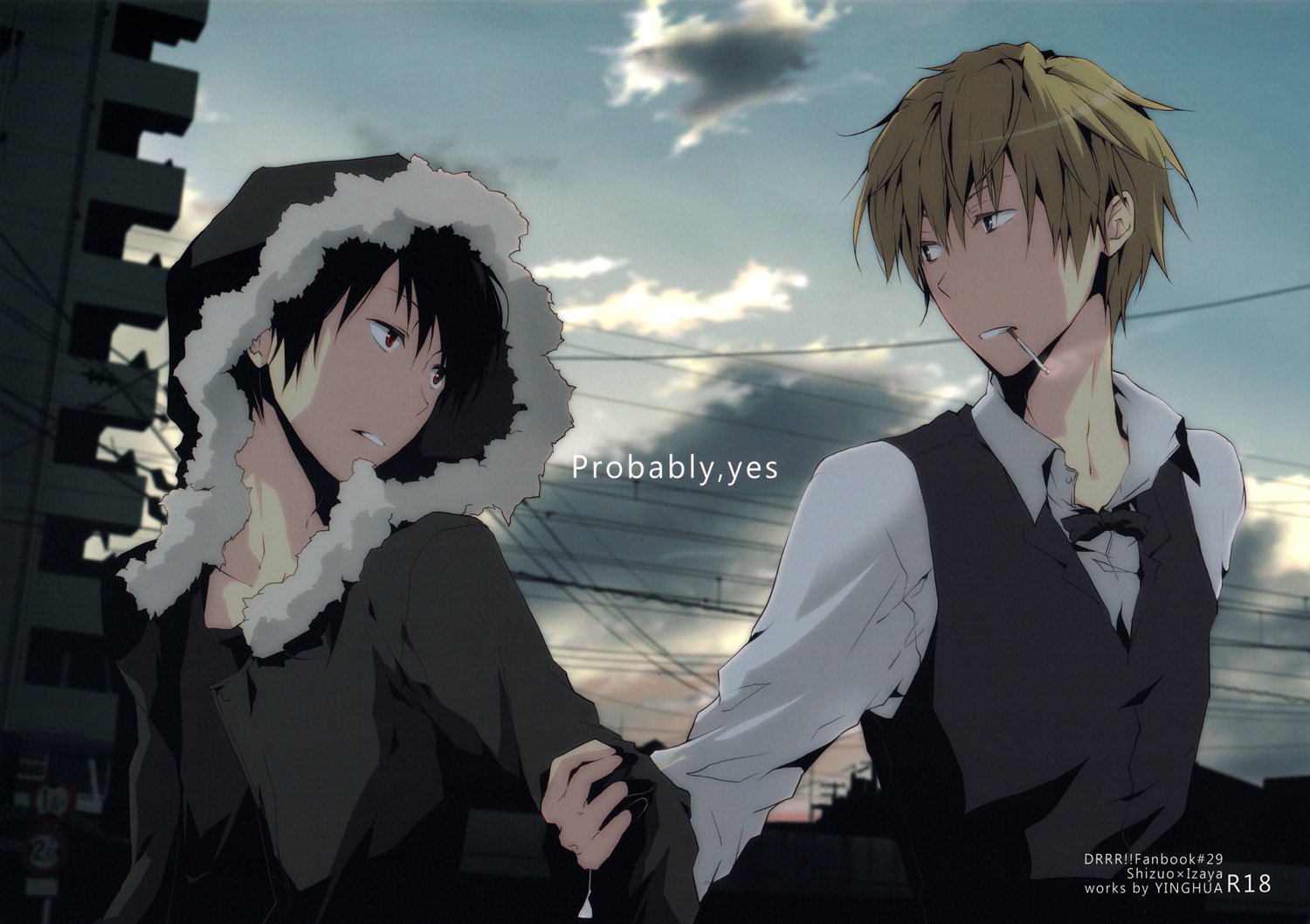 Durarara!! - Probably, Yes (Doujinshi) manga cover