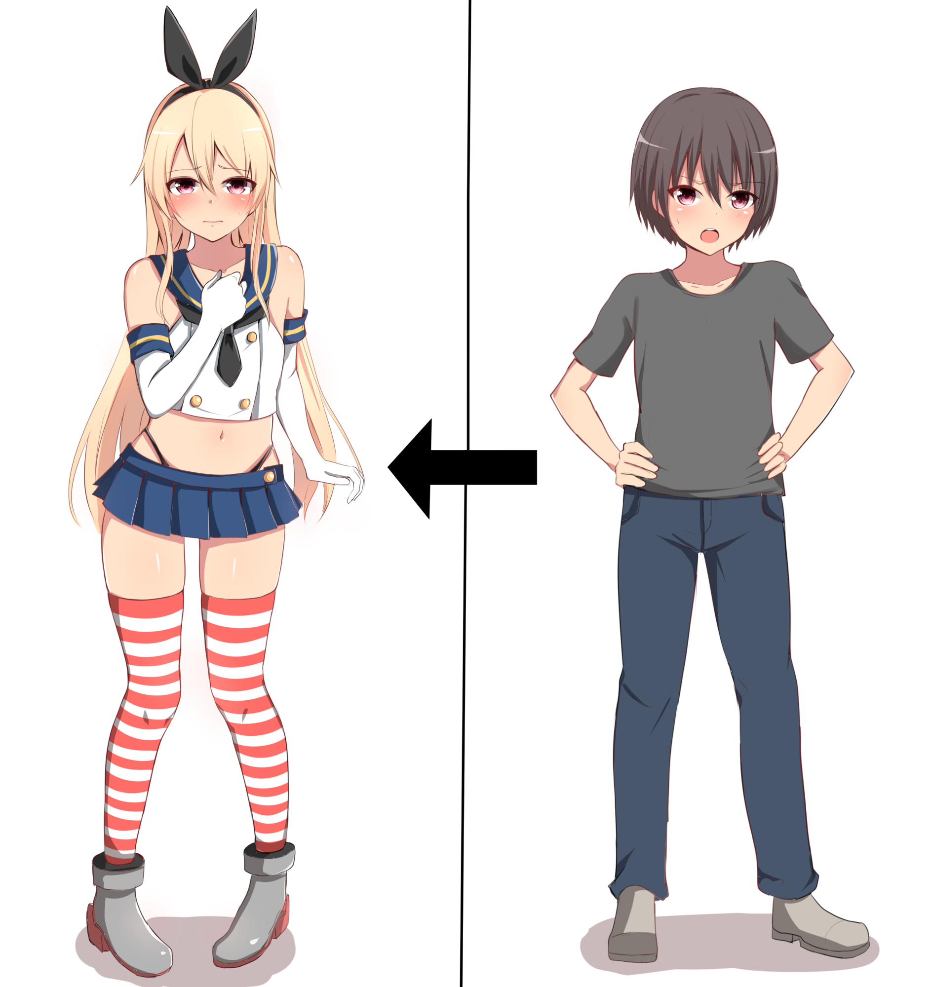 A Boy Who Will Become a Great Shimakaze-kun in Body and Soul in a Few Years manga cover