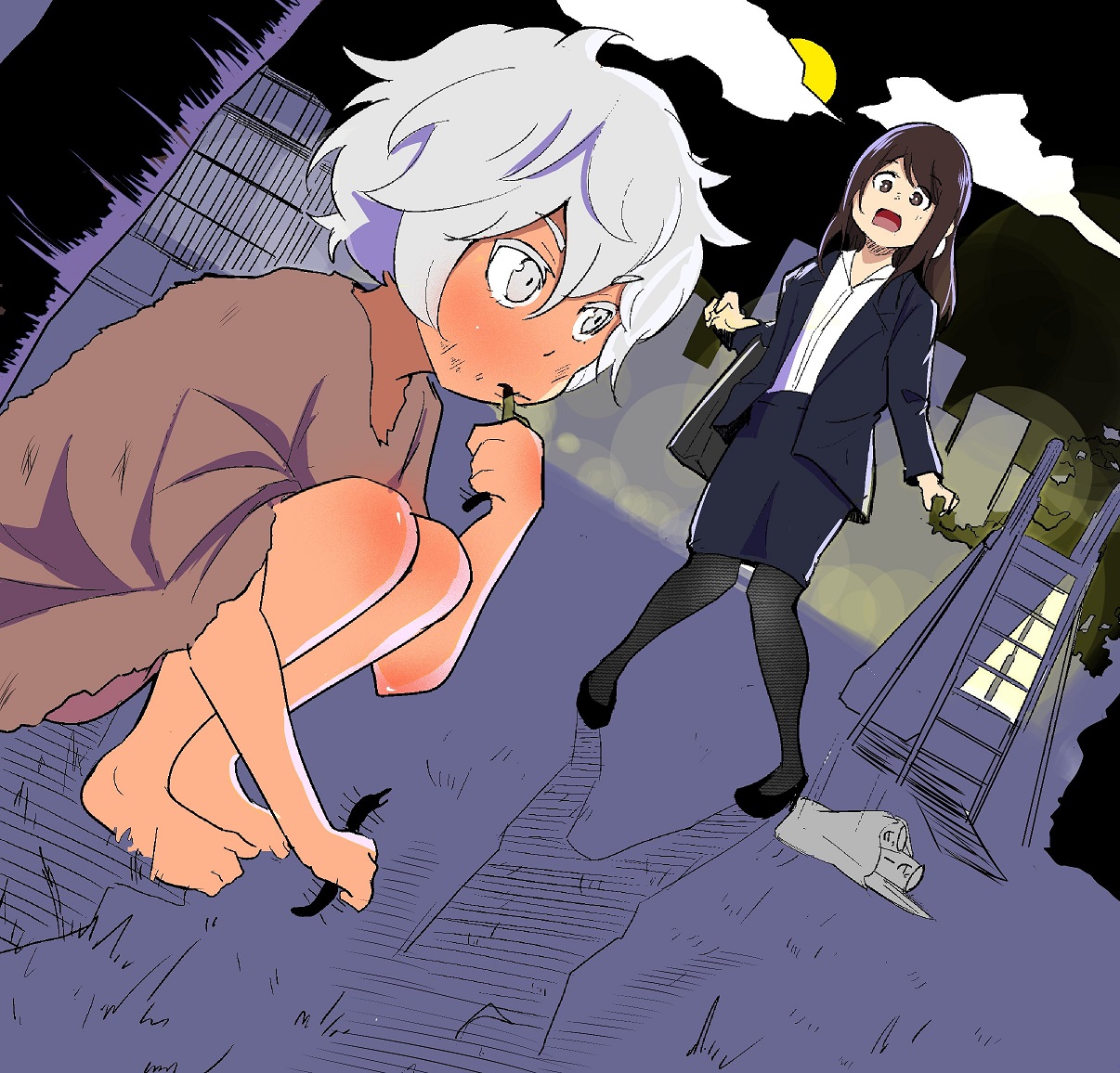 The Office-Lady Who Took in a Wild Shota manga cover