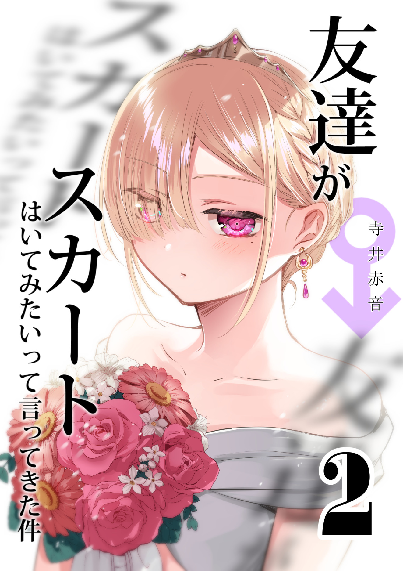 Tomodachi ga Skirt haite mitai tte Itte kita Ken manga cover