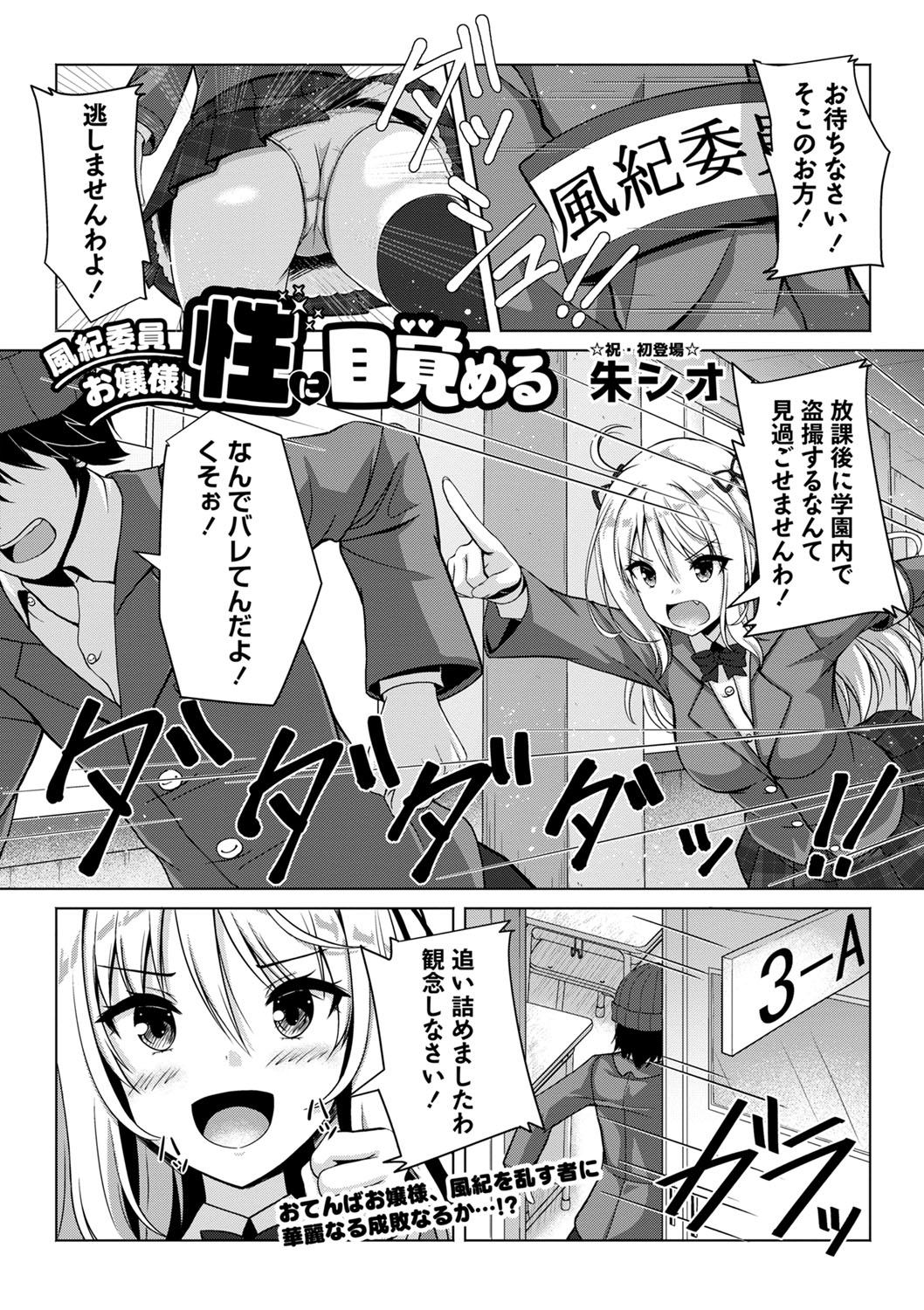 Fuuki Iin Ojou-sama, Sei ni Mezameru manga cover