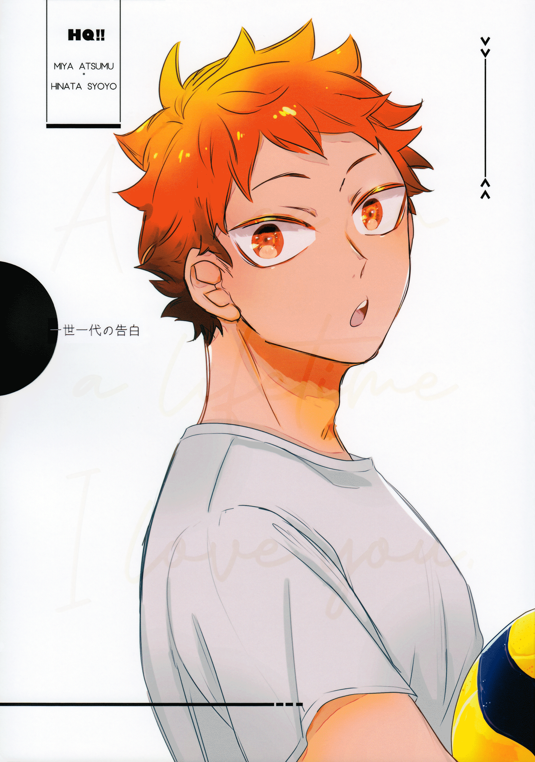 Haikyu!! - Issei Ichidai no Kokuhaku (Doujinshi) manga cover