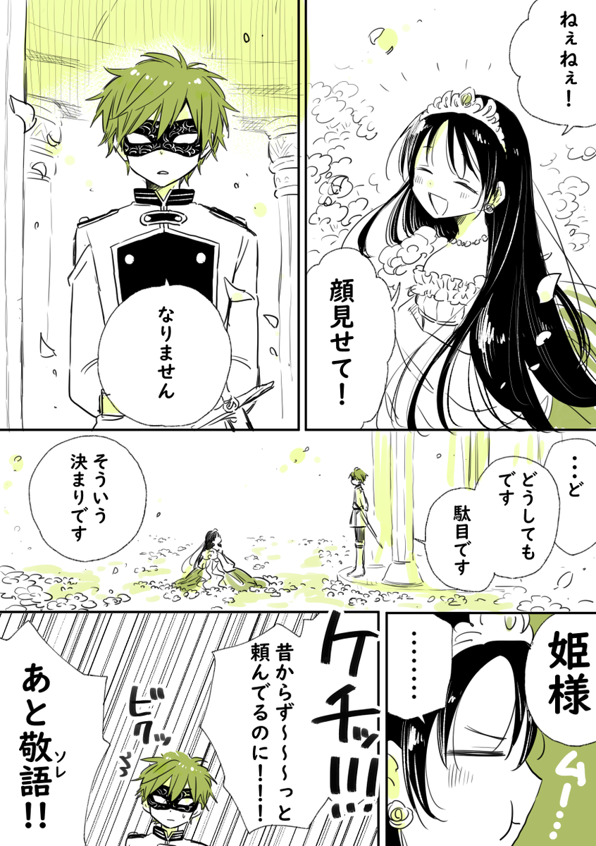 The Princess and the Masked Knight manga cover