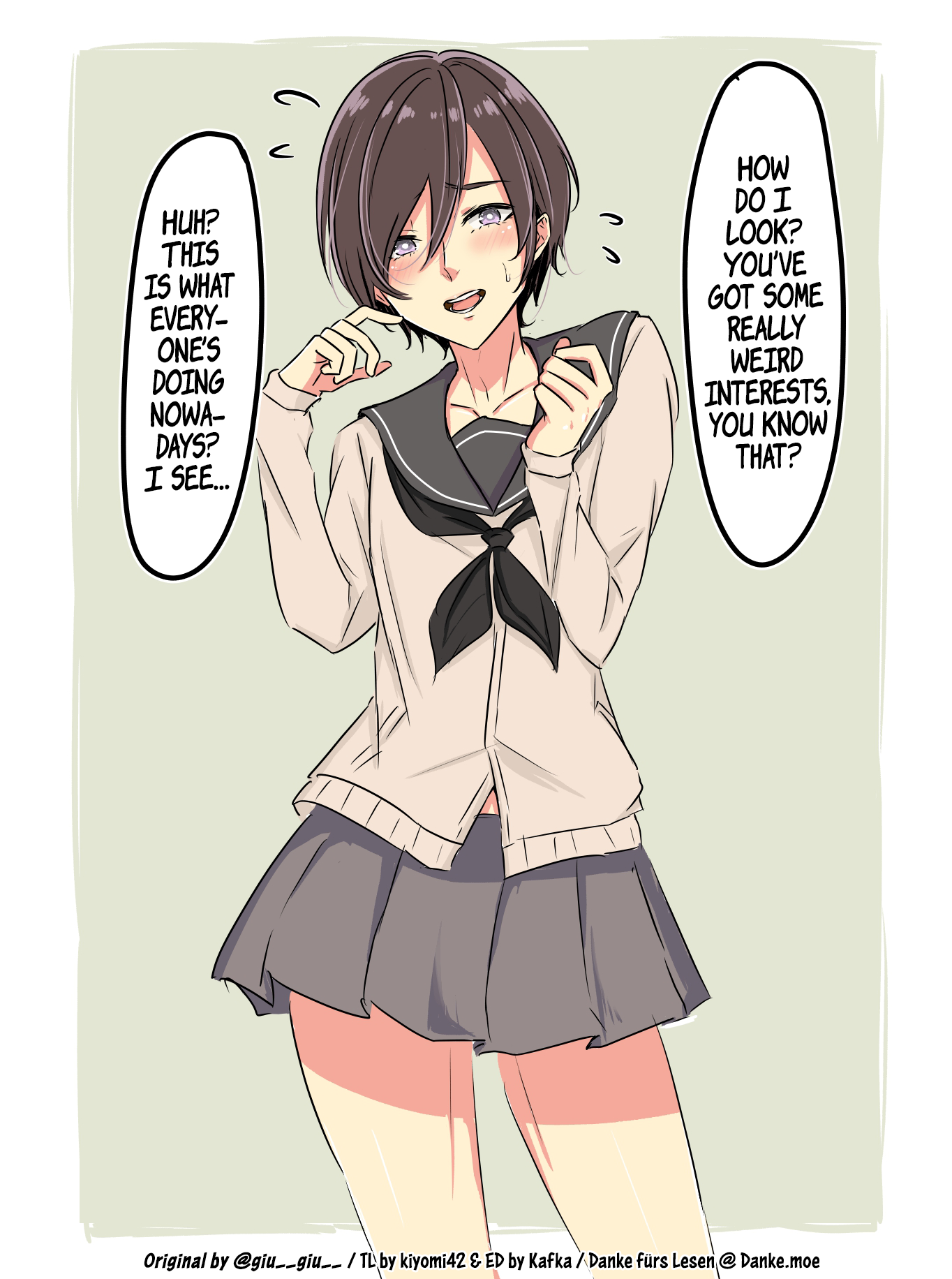 Convincing a Naïve Boy That Crossdressings All the Rage manga cover