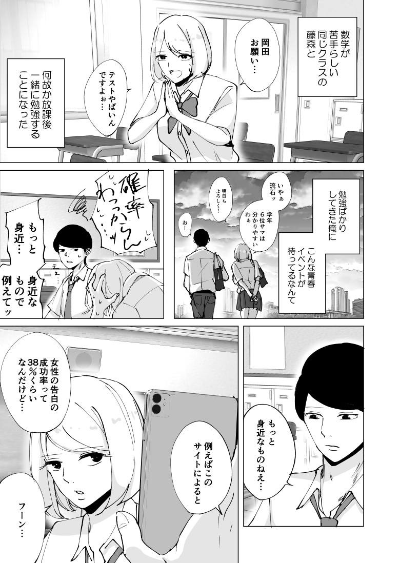 Love, Probability, and the Winning Formula manga cover