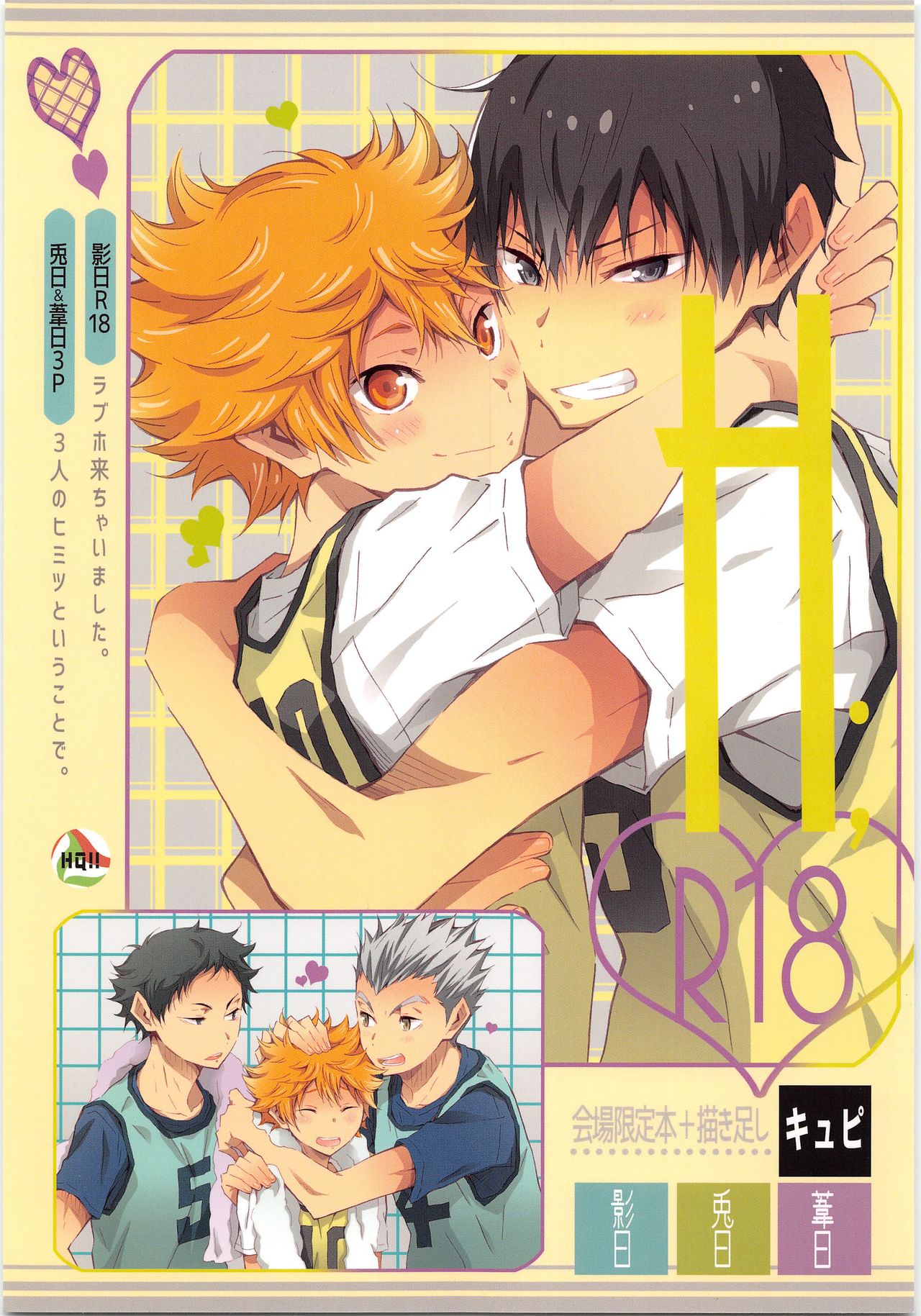 Haikyuu!! - H (Doujinshi) manga cover
