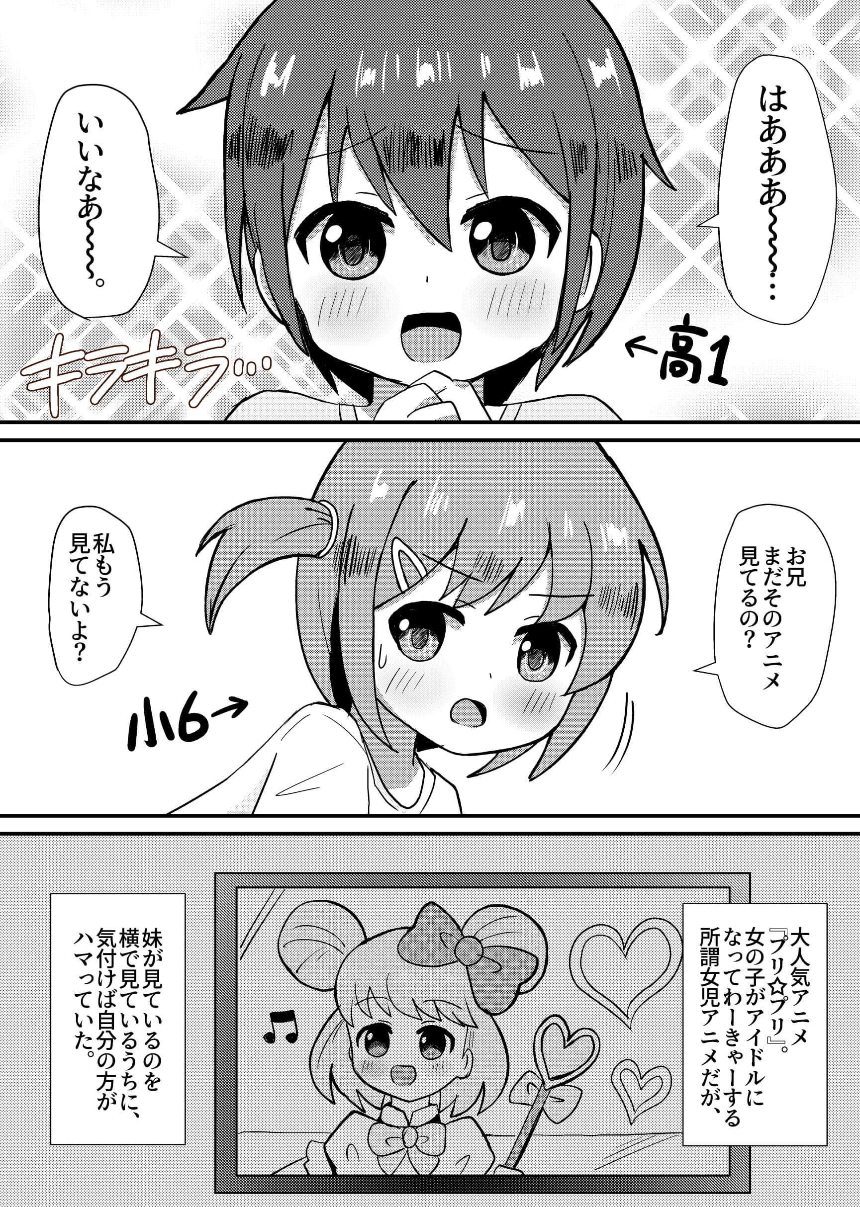 A Story About Dressing Up as a Girl and Playing a Girly game. manga cover
