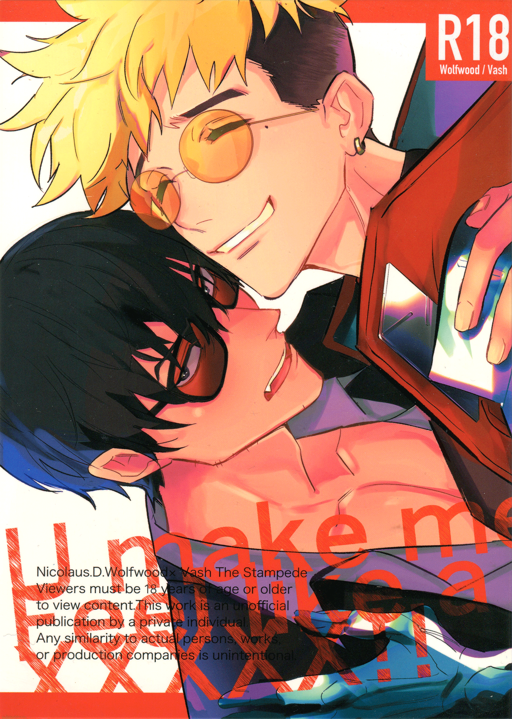 Trigun Stampede - U make me feel like a XXXXX!! (Doujinshi) manga cover