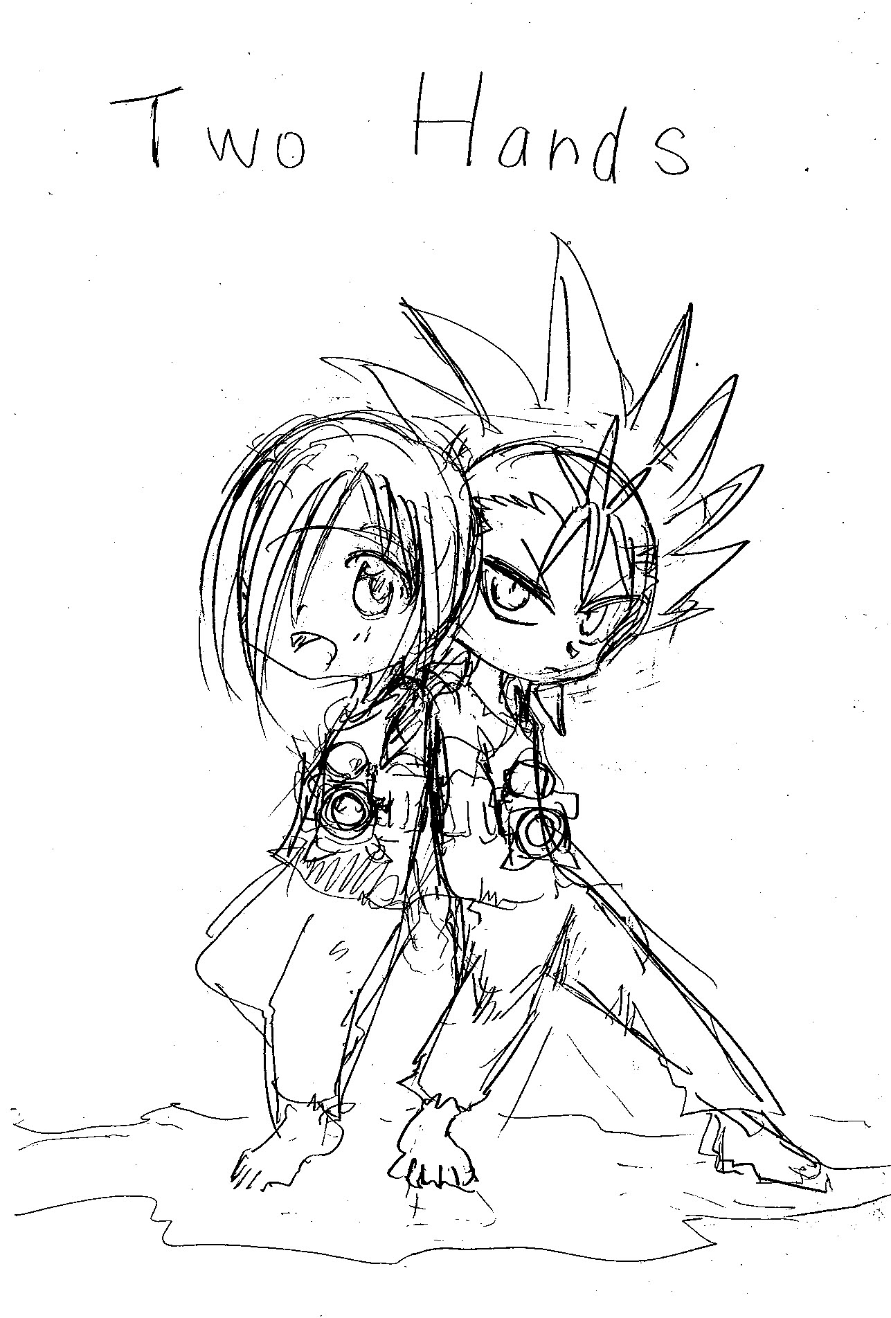 Two Hands manga cover