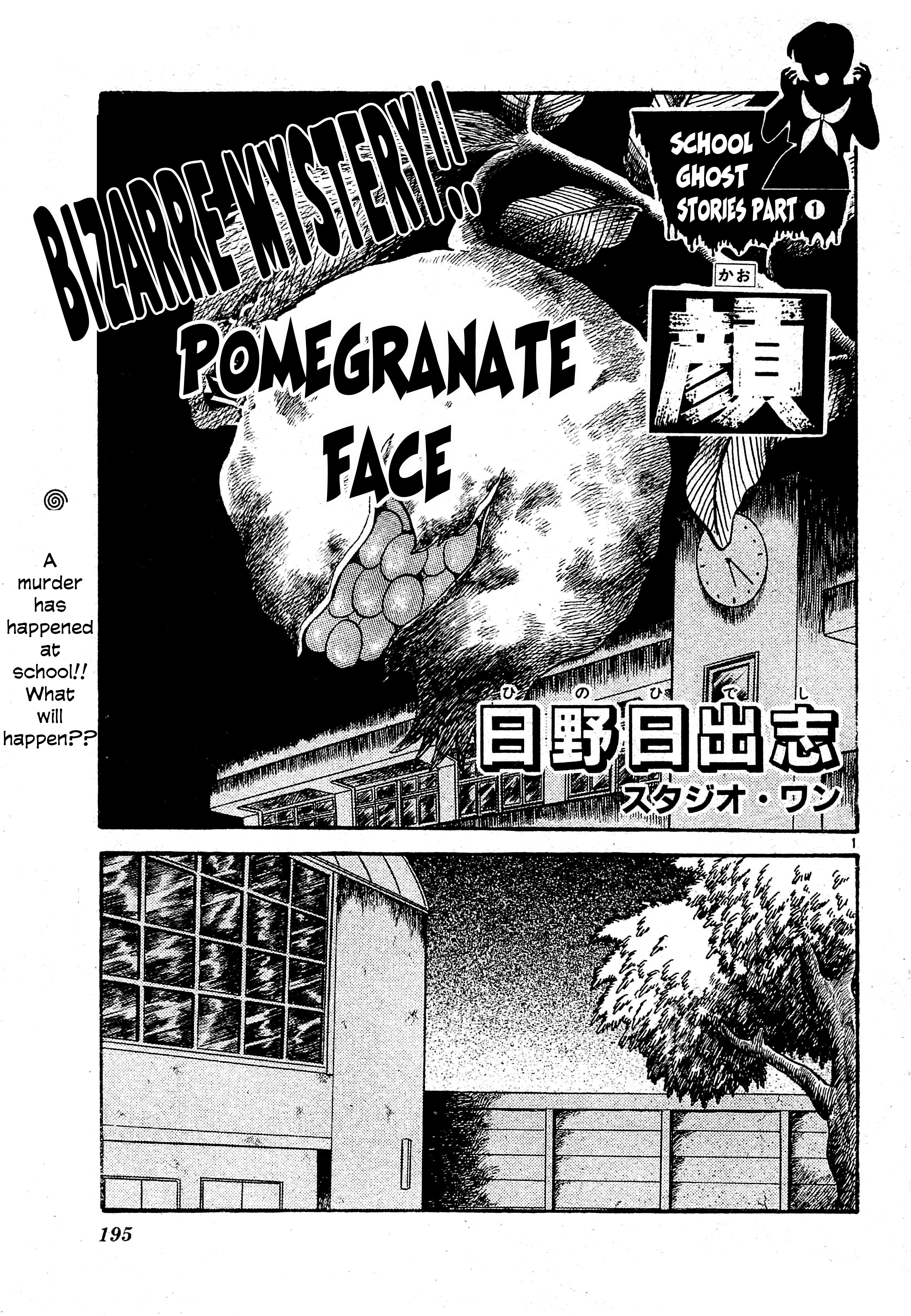 Pomegranate Face manga cover
