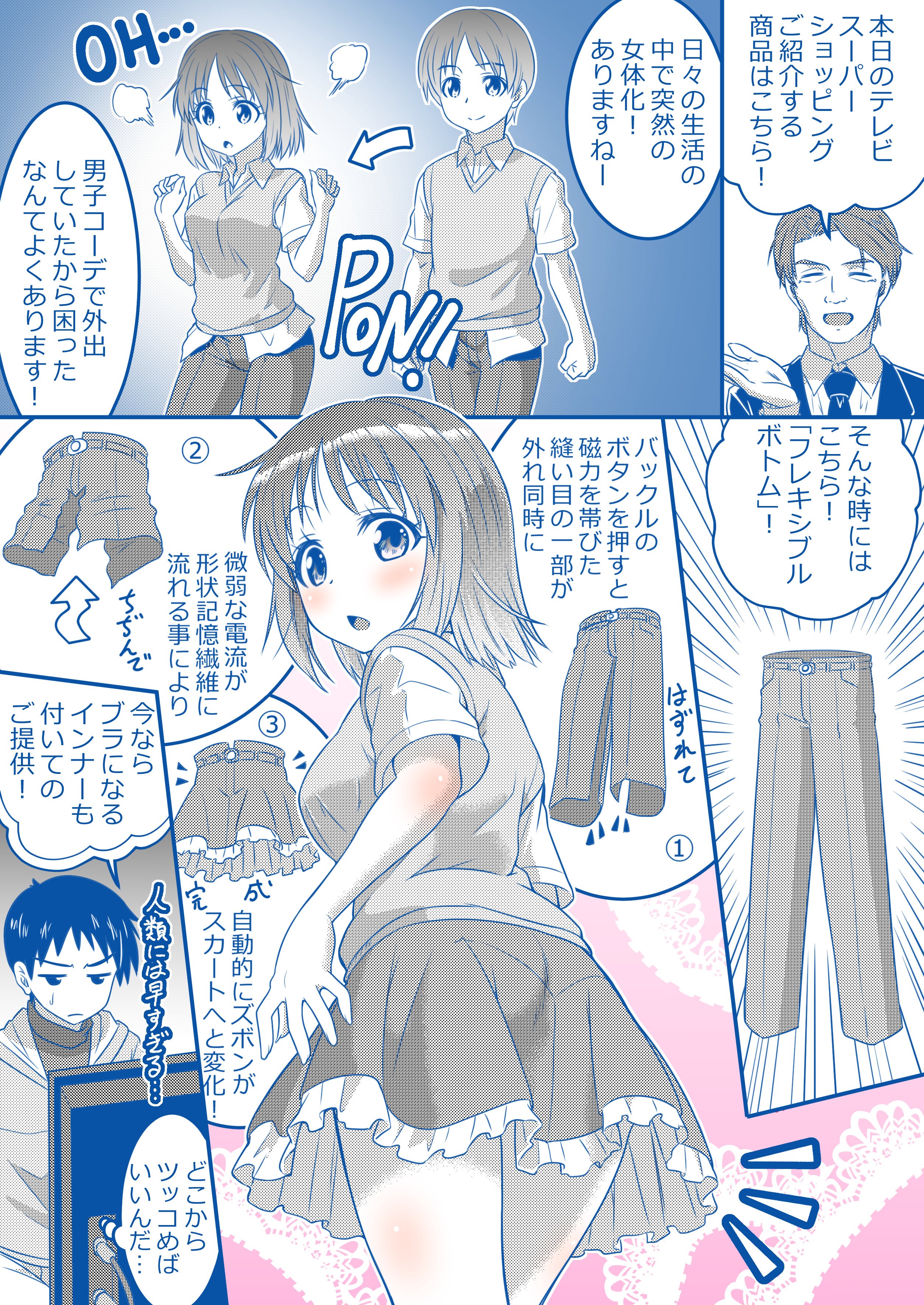 Genderswapped Shopping manga cover