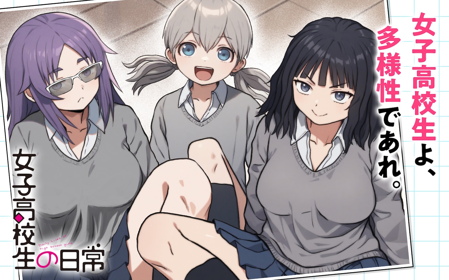 Joshi Koukousei no Nichijou manga cover