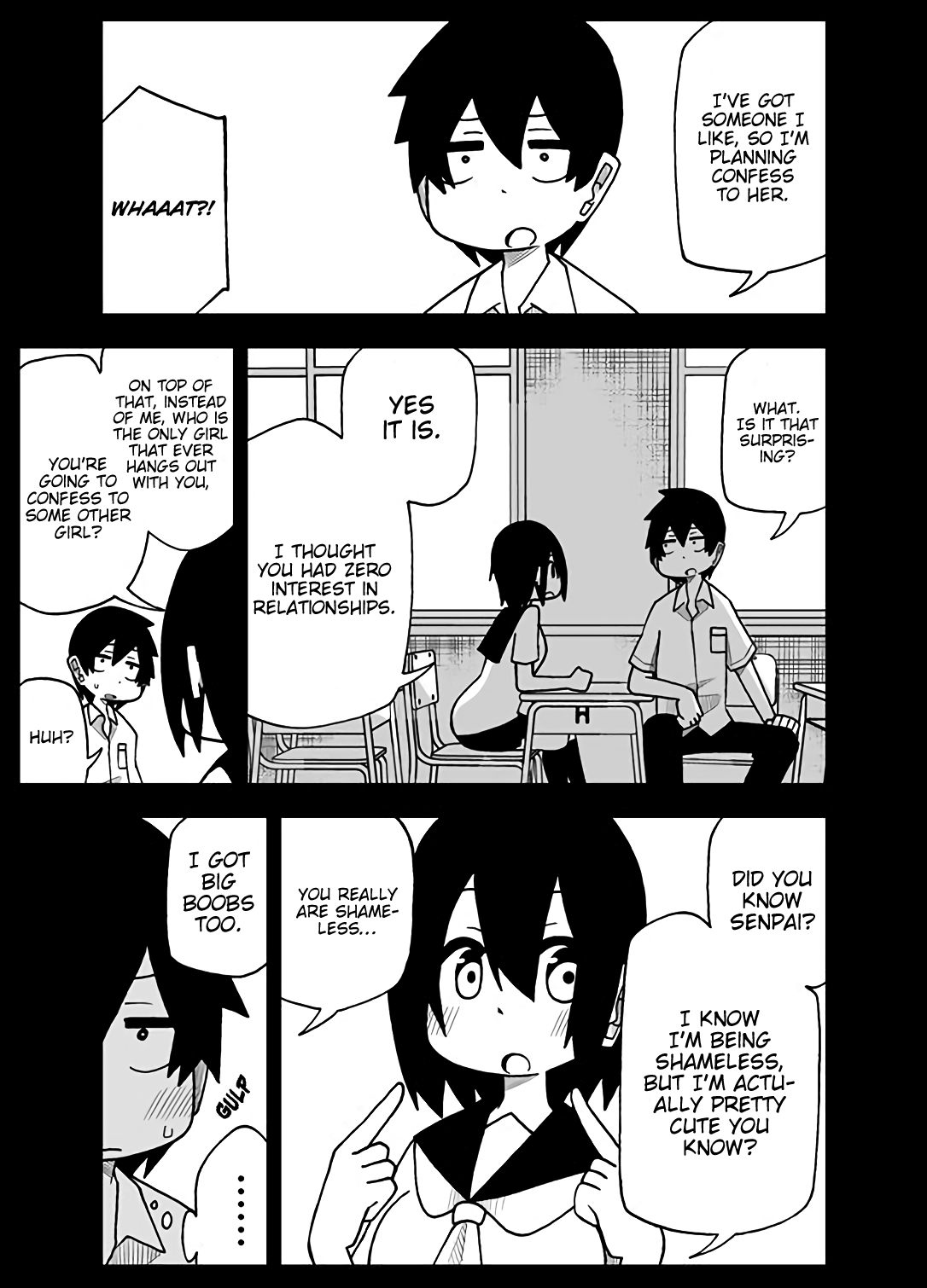 Not-so-honest Kouhai manga cover