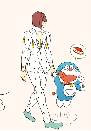 JoJos Bizarre Adventure / Doraemon - Doraemon & Bucciarati (Doujinshi) manga cover
