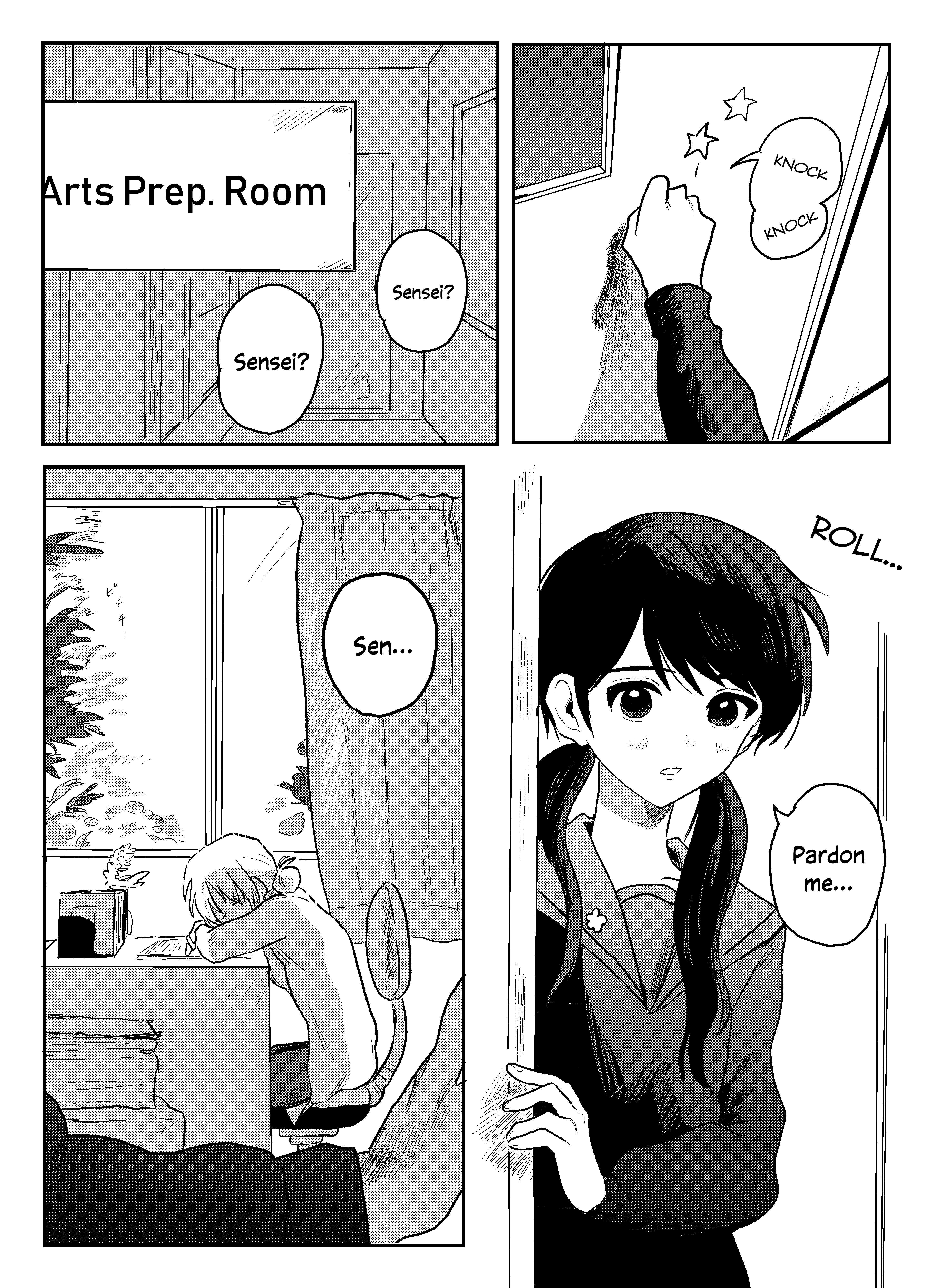 The Art Teacher and the High School Girl manga cover