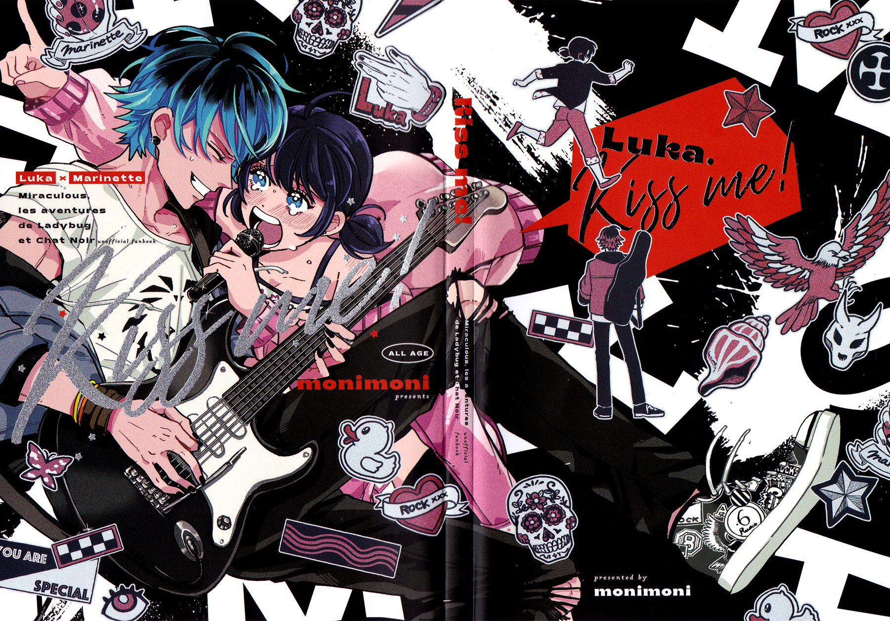 Miraculous Ladybug - Kiss Me! (Doujinshi) manga cover