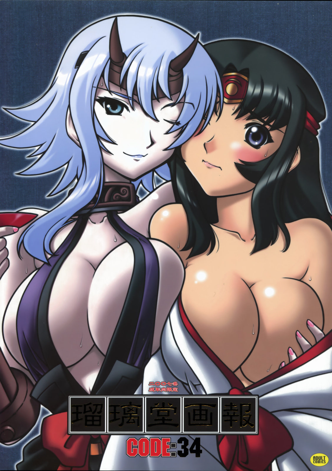 Queens Blade - Ruridou Gahou CODE:34 (Doujinshi) manga cover