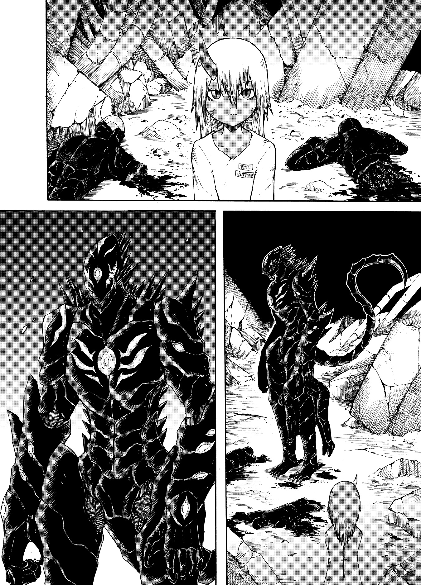 The Black Monster and the Horned Girl manga cover
