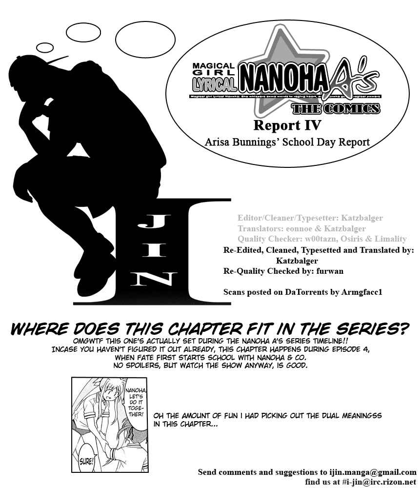 Page 1 Chapter 4 Mahou Shoujo Lyrical Nanoha As