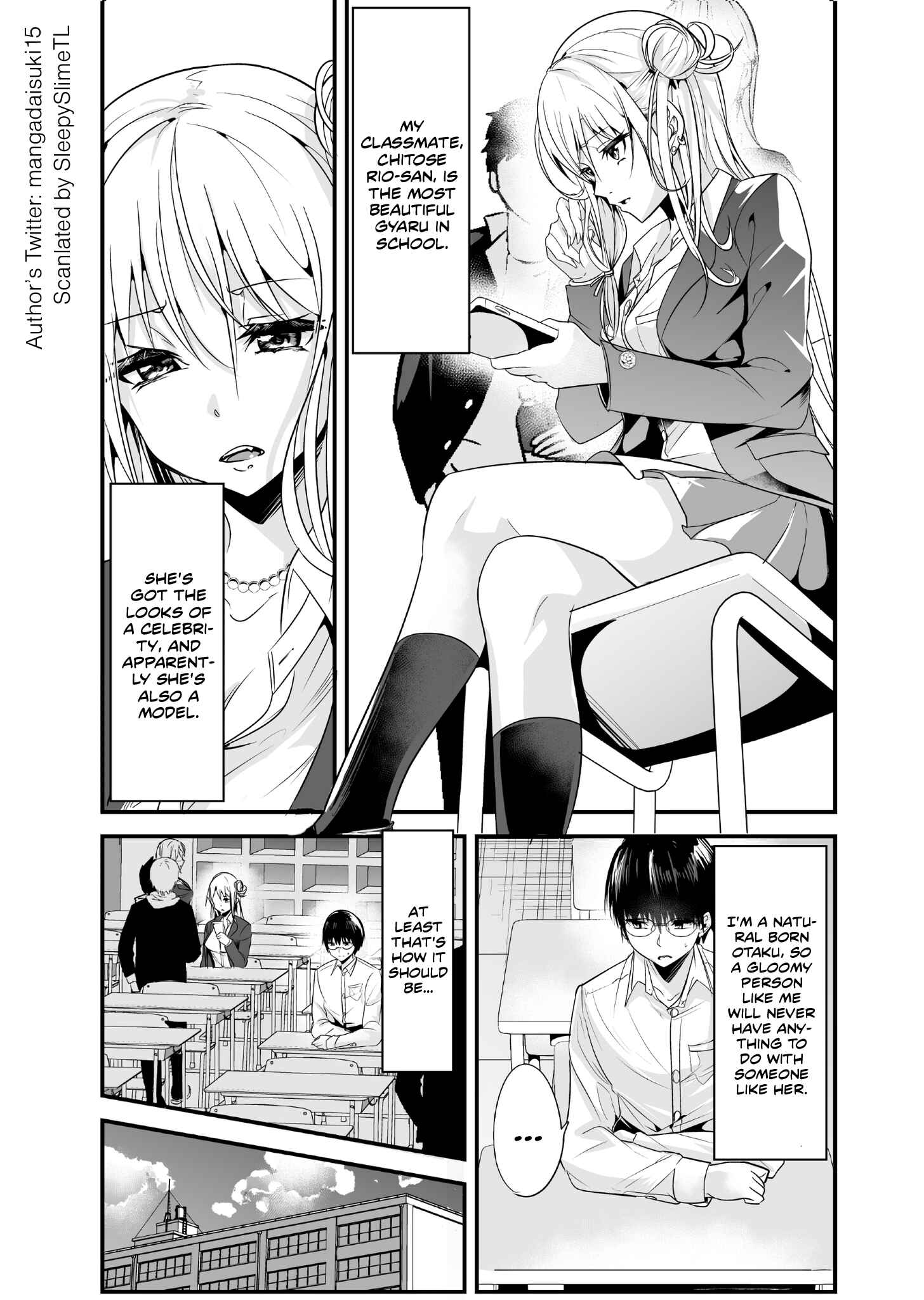 Page 1 Chapter Unknown_cafc Gakkou no Madonna Gyaru wa Kimogari Nagara mo Boku o Motomeru