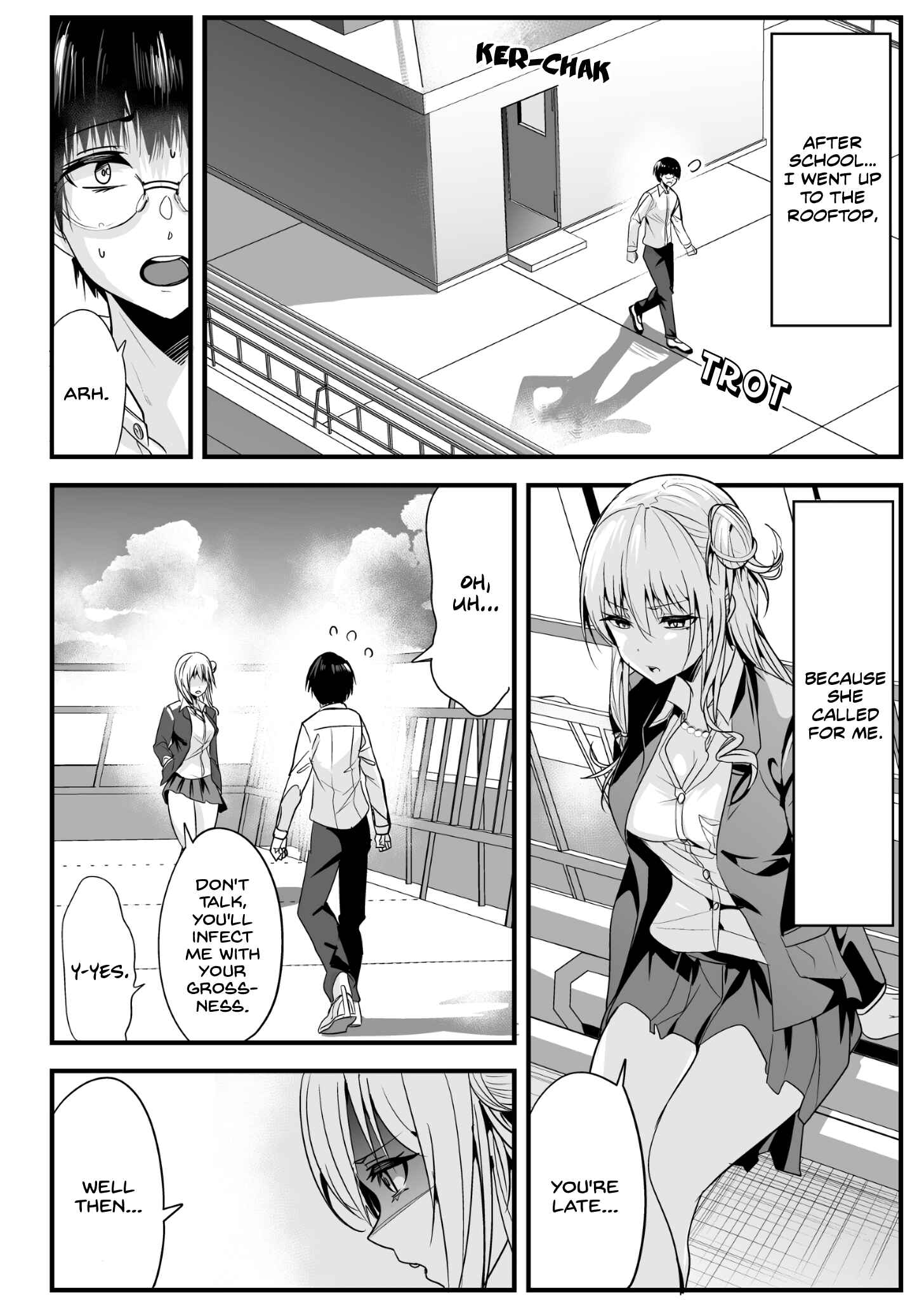 Page 2 Chapter Unknown_cafc Gakkou no Madonna Gyaru wa Kimogari Nagara mo Boku o Motomeru