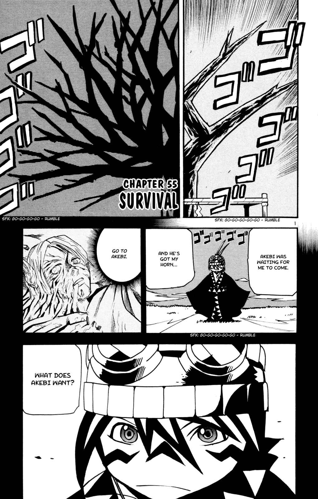 Page 1 Chapter 55 Kurozakuro