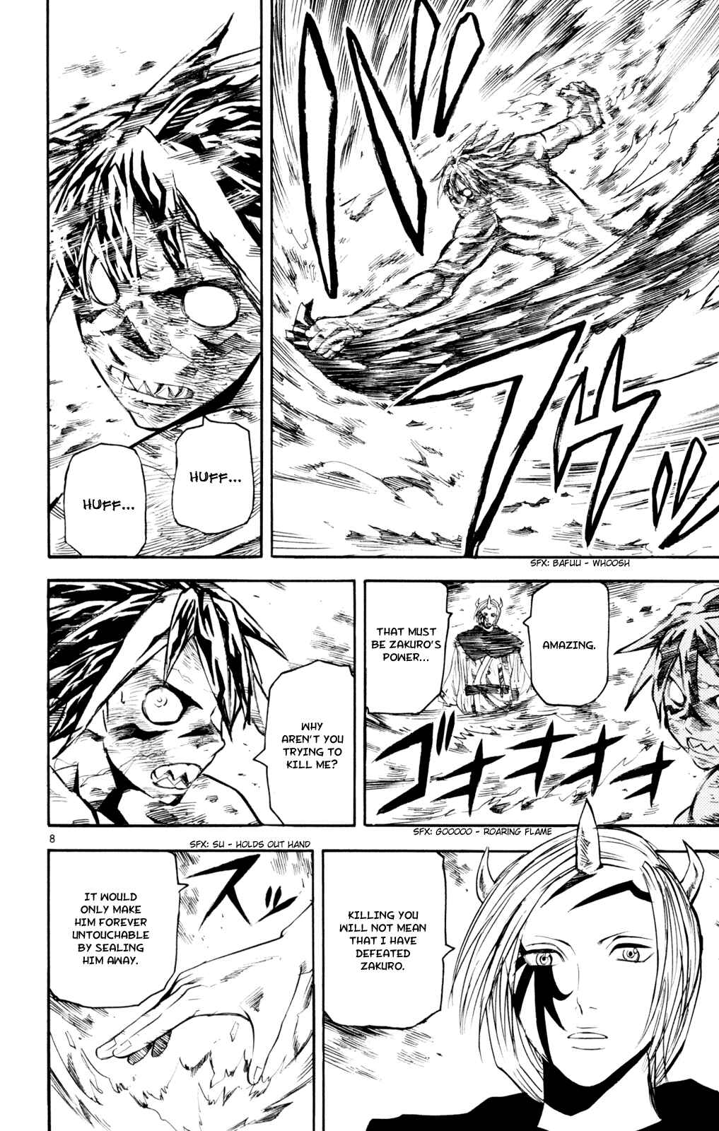 Page 8 Chapter 55 Kurozakuro