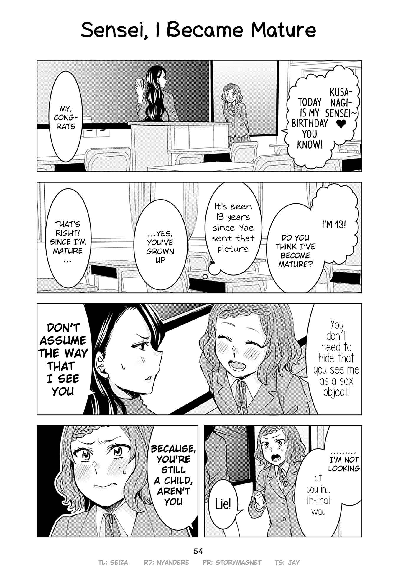 Page 1 Chapter 164 Kusanagi-sensei Is Being Tested