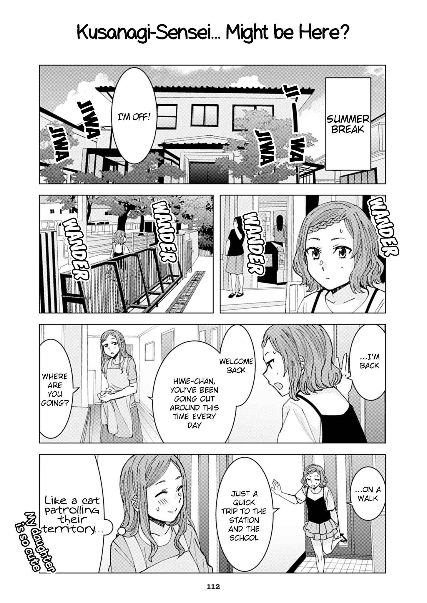 Page 1 Chapter 97 Kusanagi-sensei Is Being Tested