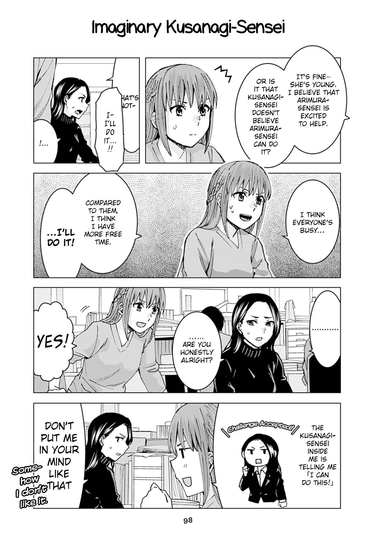 Page 1 Chapter 85 Kusanagi-sensei Is Being Tested