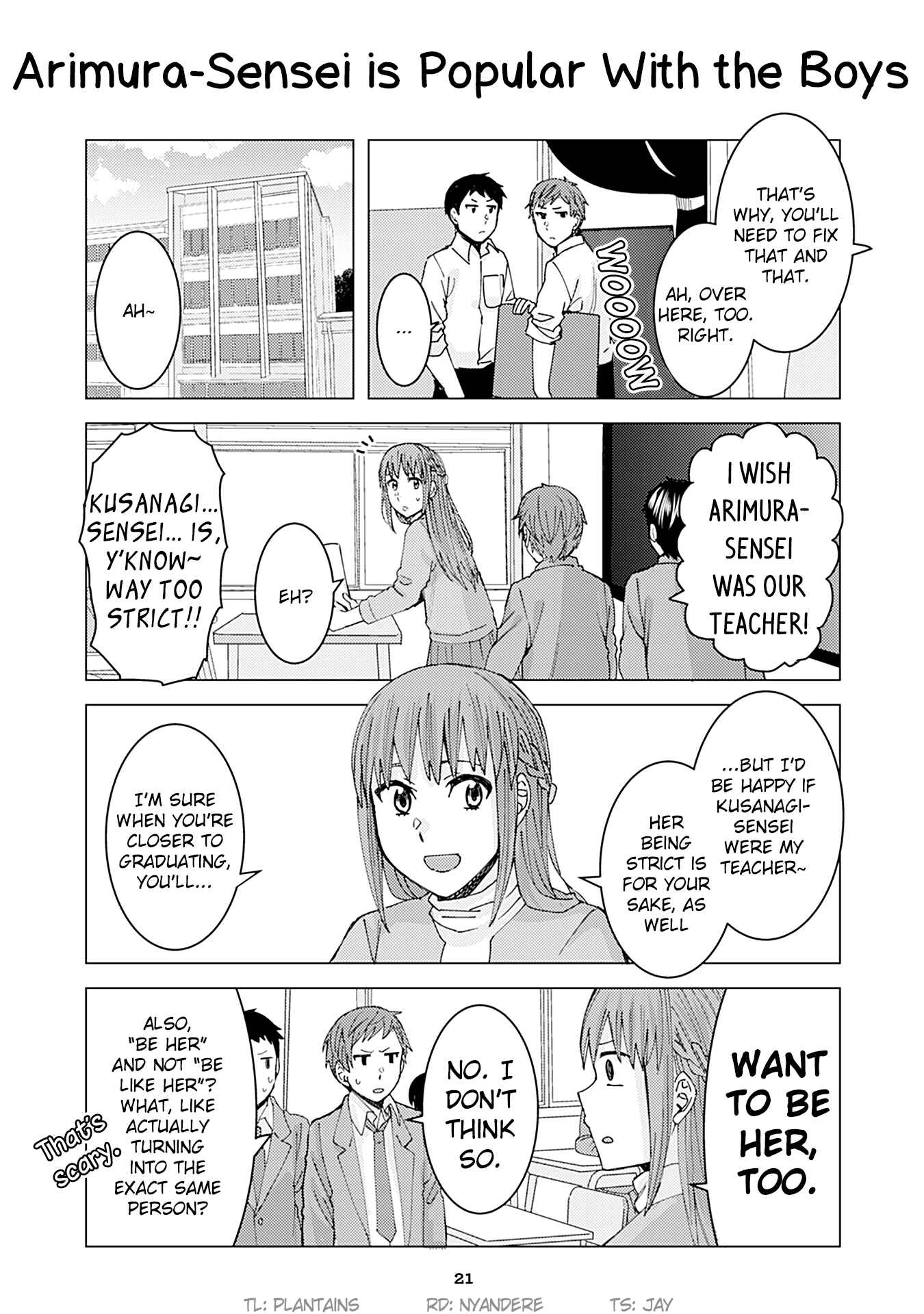 Page 1 Chapter 135 Kusanagi-sensei Is Being Tested