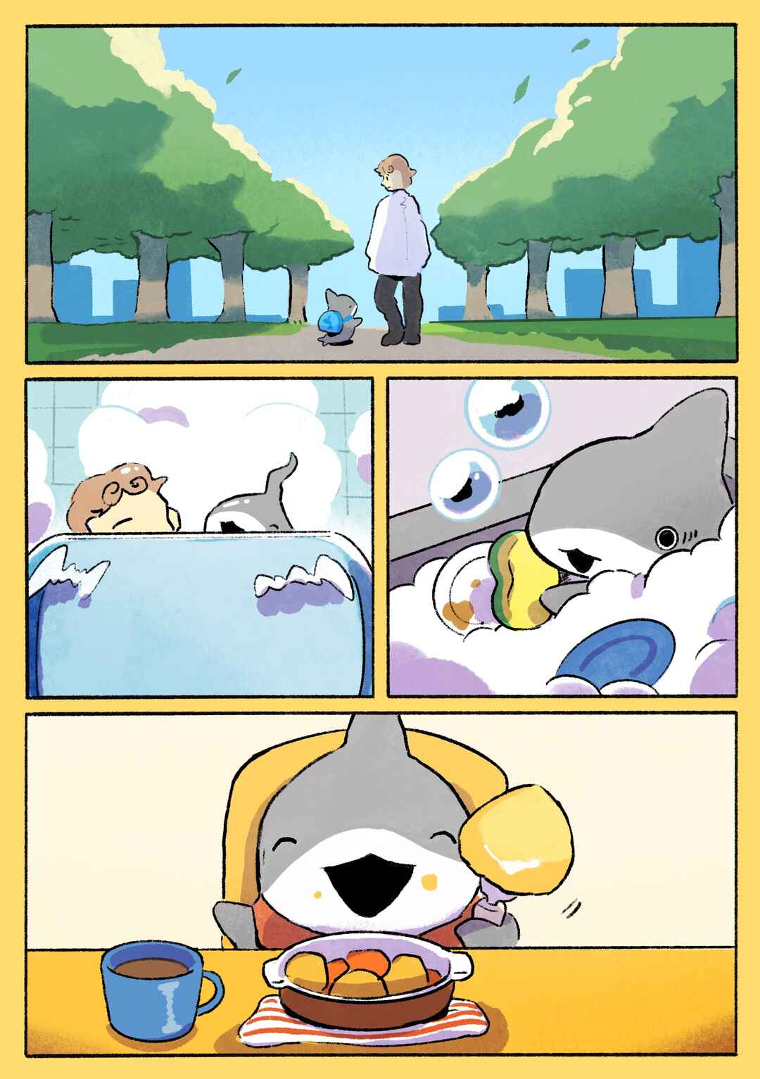 Page 1 Chapter 124 Little Sharks Outings