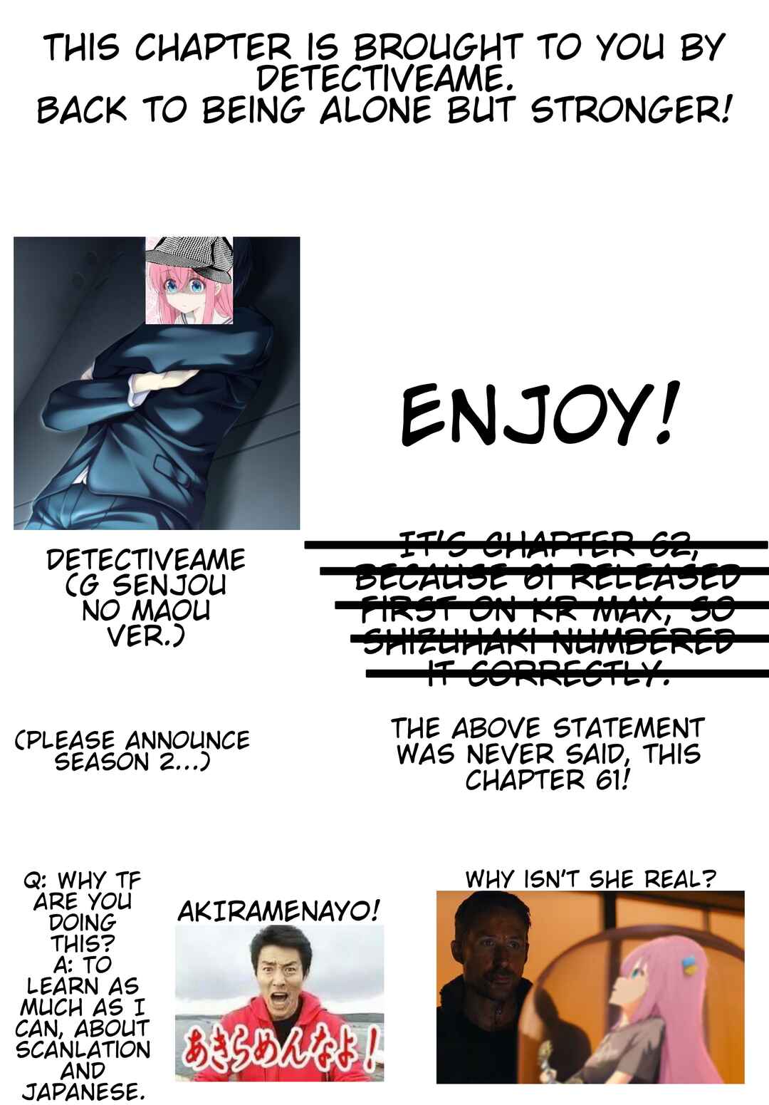 Page 1 Chapter 61 Bocchi the Rock!