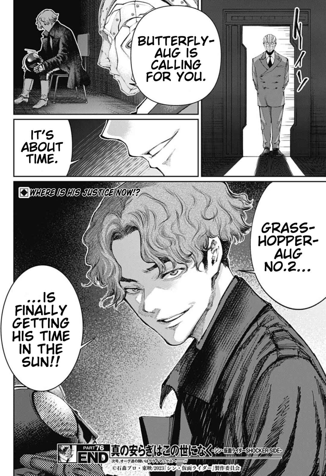 Page 18 Chapter 76 There is No True Peace in this World -Shin Kamen Rider Shocker Side-