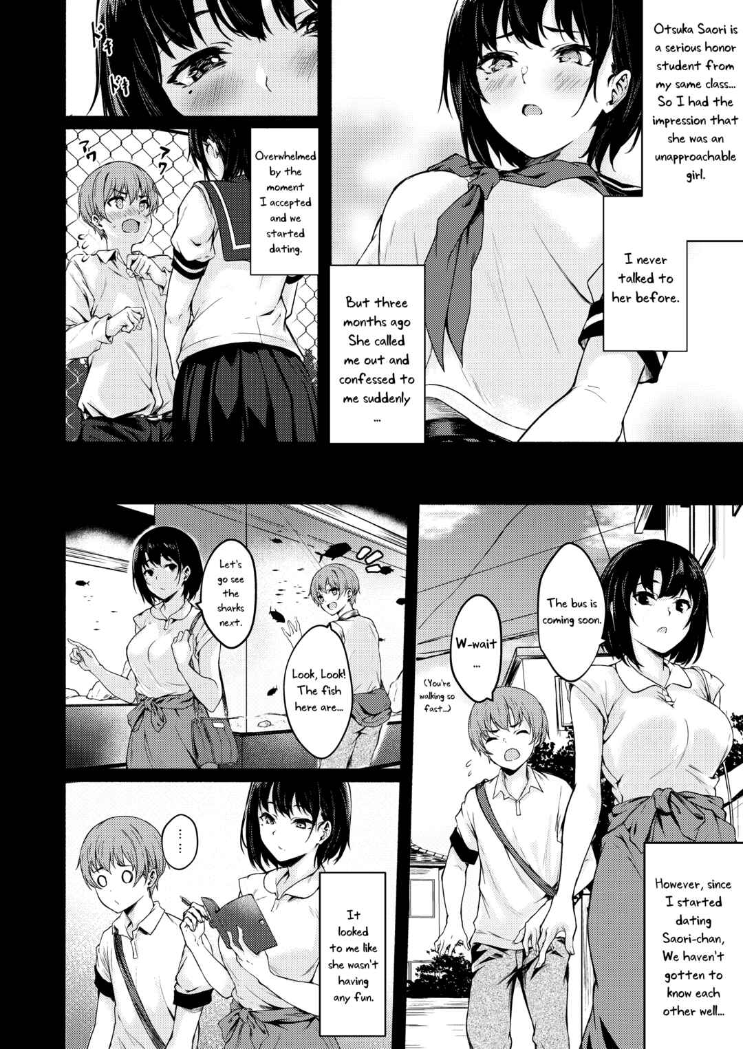 Page 3 Chapter 1 Okki na Saori-chan wa Bukiyou ni Eroi