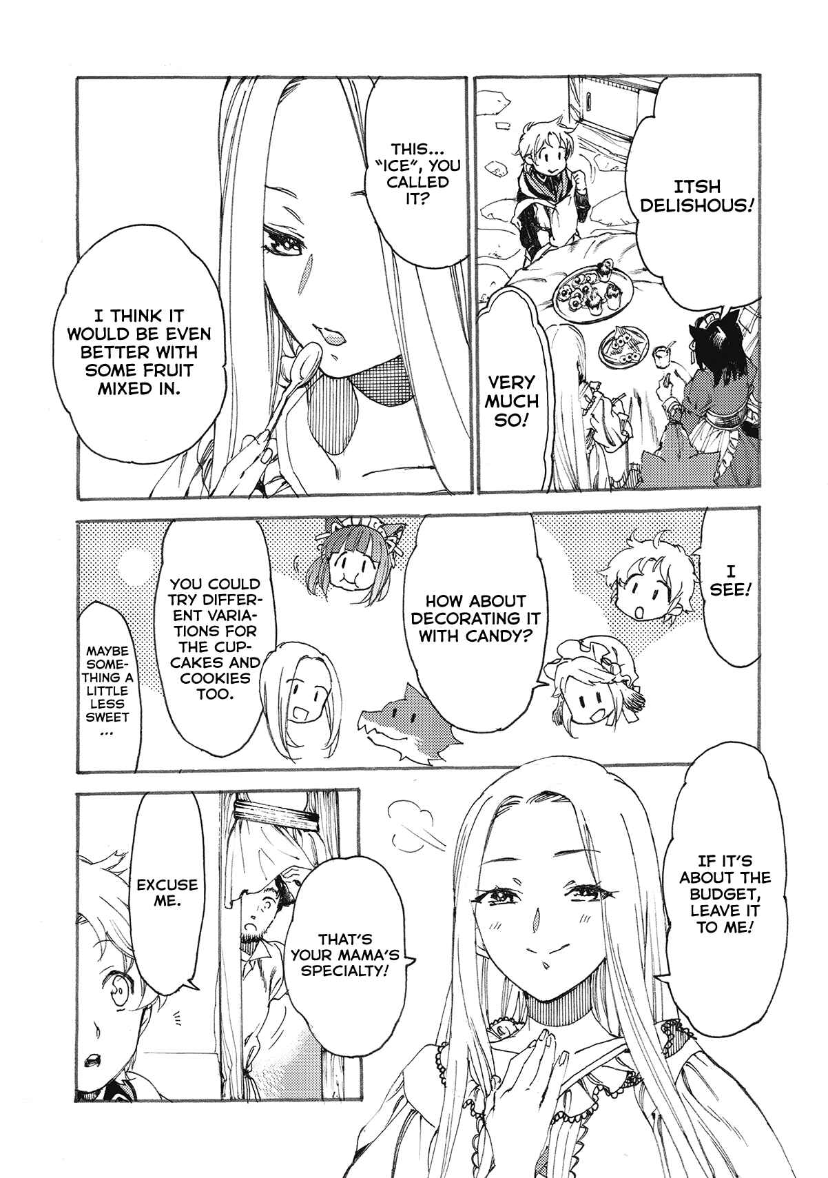 Page 4 Chapter 9 Fenrir Kaa-san to attaka Gohan@COMIC