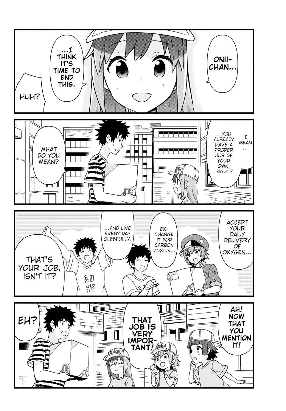 Page 14 Chapter 7 Hataraku Kesshouban-chan