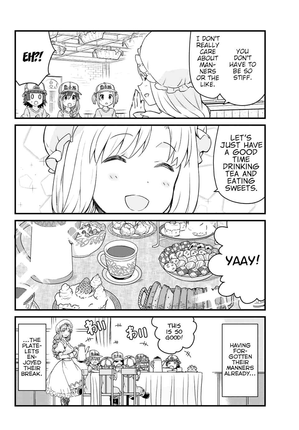 Page 14 Chapter 5 Hataraku Kesshouban-chan
