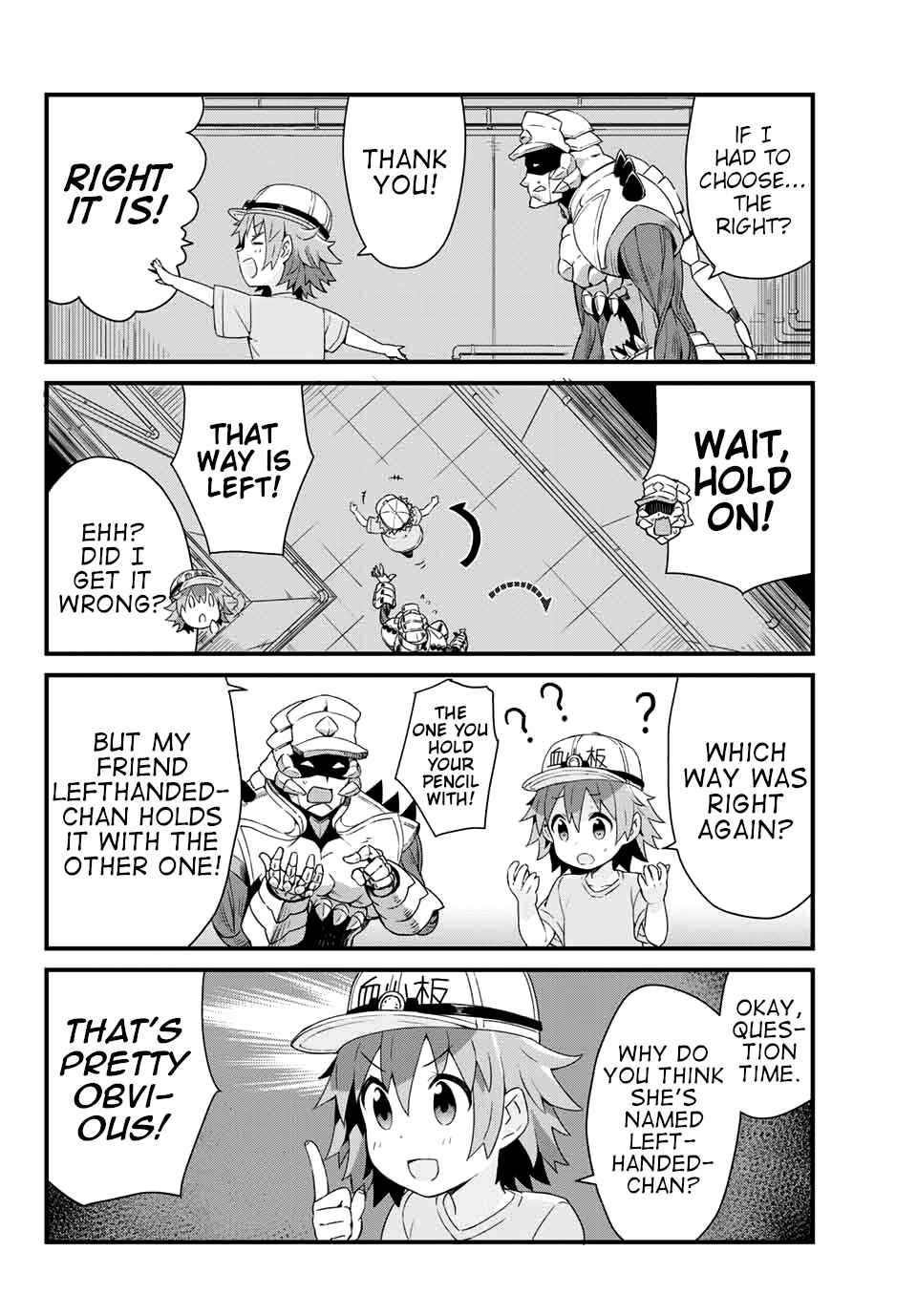 Page 10 Chapter 3 Hataraku Kesshouban-chan