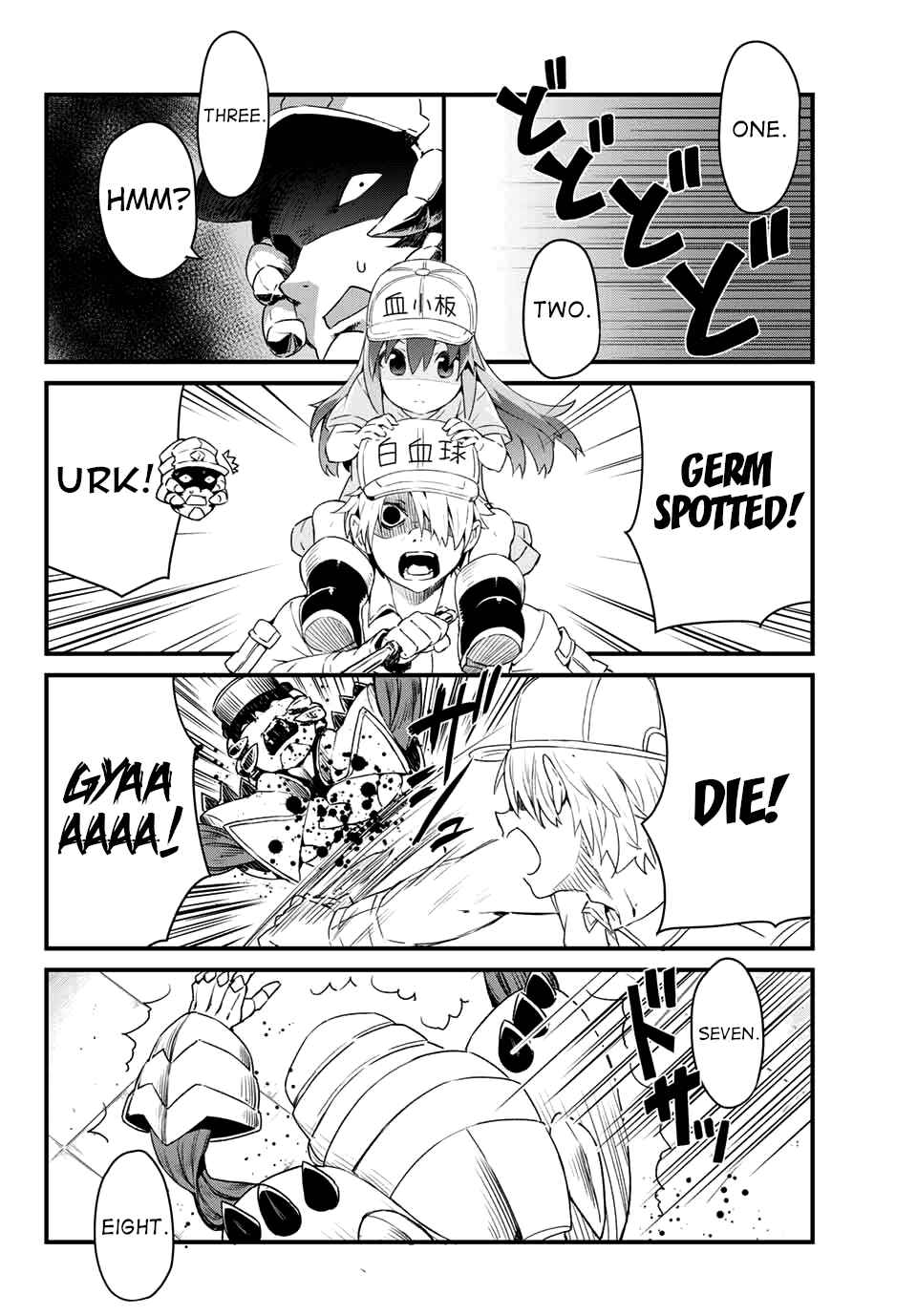 Page 14 Chapter 3 Hataraku Kesshouban-chan