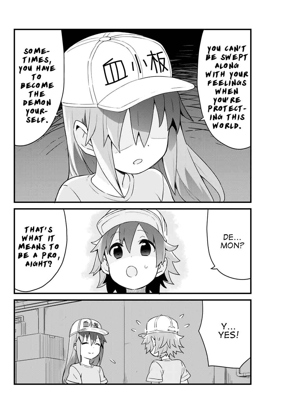 Page 16 Chapter 3 Hataraku Kesshouban-chan