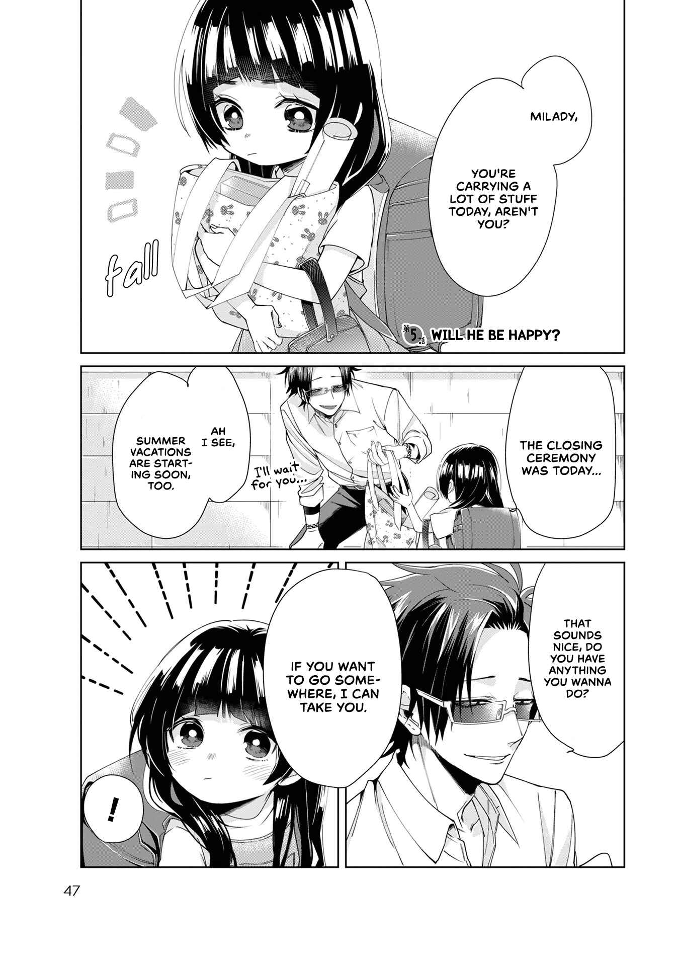 Page 1 Chapter 5 Kumichou Musume to Sewa-gakari